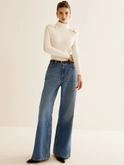 Best Ribbed Turtleneck Slim Sweater Sweater Tops|Sweaters & Cardigans