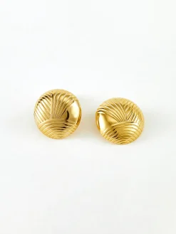 Clearance Ripple Oblate Earrings Earrings|Accessories