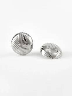 Clearance Ripple Oblate Earrings Earrings|Accessories
