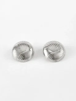 Clearance Ripple Oblate Earrings Earrings|Accessories