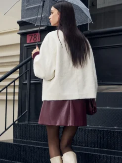 Hot Romance Button Shift Coat Outerwear|Coats