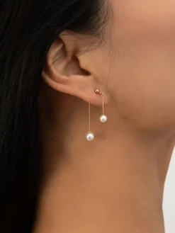 Outlet Romance Pearl Pendant Earrings Earrings|Accessories