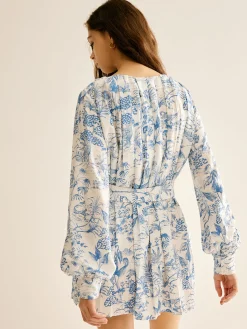 Online Romance Pleated Belted Dress Casual Dresses|Vacation Dresses