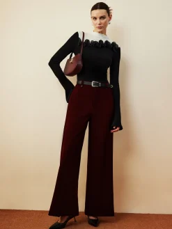 New Romance Stand Collar Ruffle Blouse Blouses & Shirts|Tops