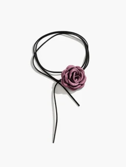 Online Rosette Bud Choker Necklace Necklaces|Accessories