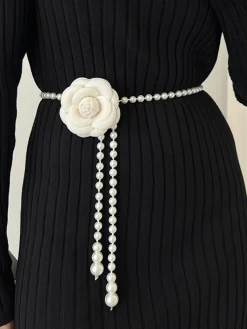 Hot Rosette Pearls Belly Chain Belts & Chain|Accessories