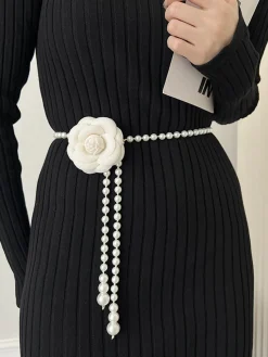 Hot Rosette Pearls Belly Chain Belts & Chain|Accessories