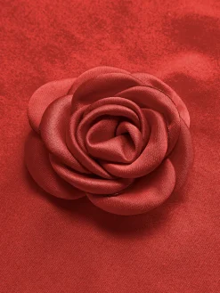 Hot Rosette V-Neck Backless Cami Dress Cocktail & Party Dresses|Summer Dresses