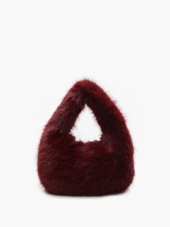 Sale Rounded Fuzzy Handbag Bags|Accessories