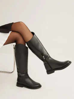 Clearance Rounded Toe Knee High Boots Shoes|Accessories