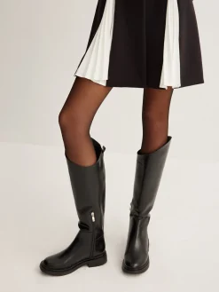 Clearance Rounded Toe Knee High Boots Shoes|Accessories