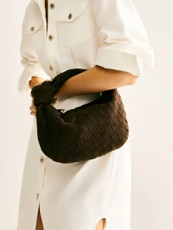 Online Rounded Woven Knotted Bag Bags|Accessories
