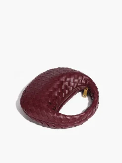 New Rounded Woven Zipper Handbag Bags|Accessories