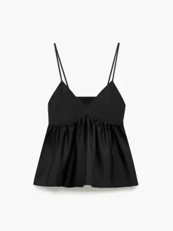 Hot Ruffle Crop Cami Top Crop Tops|Tank Tops & Camis