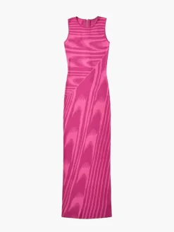 Hot Runaway Tulle Print Long Dress Black Dresses|Casual Dresses