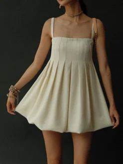 Sale Sacred Dream Pleat Skater Short Dress Cocktail & Party Dresses|Summer Dresses