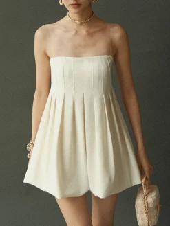 Sale Sacred Dream Pleat Skater Short Dress Cocktail & Party Dresses|Summer Dresses