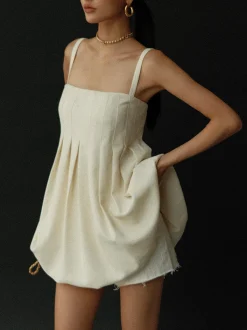 Sale Sacred Dream Pleat Skater Short Dress Cocktail & Party Dresses|Summer Dresses