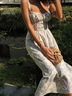 Outlet Sapphire Garden Floral Cami Midi Dress Casual Dresses|Floral Dresses