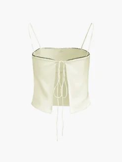 Outlet Satin Bow Decor Cami Top Tank Tops & Camis|Tops