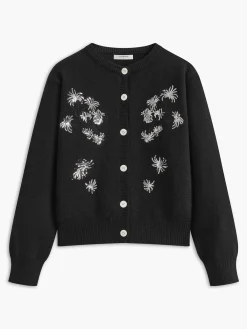 Online Sequins Breasted Knit Outerwear Sweater Tops|Outerwear