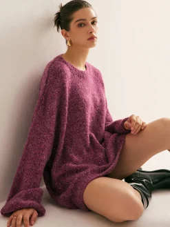 Hot Sequins Loose Sweater Sweater Tops|Sweaters & Cardigans