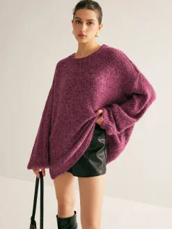 Hot Sequins Loose Sweater Sweater Tops|Sweaters & Cardigans