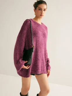 Hot Sequins Loose Sweater Sweater Tops|Sweaters & Cardigans