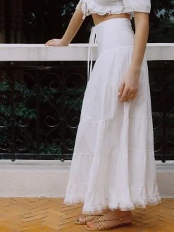 Serendipity Bow Detail Maxi Skirt Skirts