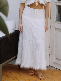 Serendipity Bow Detail Maxi Skirt Skirts