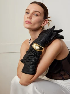 Outlet Sheepskin Long Gloves Accessories