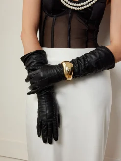 Outlet Sheepskin Long Gloves Accessories