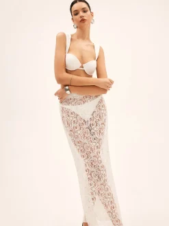 Hot Sheer Lace Cover Up Swimwear|Tops