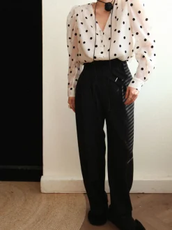 New Sheer Polka Dot Blouse Blouses & Shirts|Tops