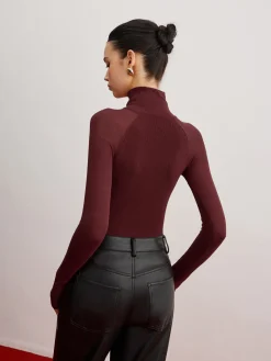 Outlet Sheer Sleeve Skinny Sweater Sweater Tops|Sweaters & Cardigans