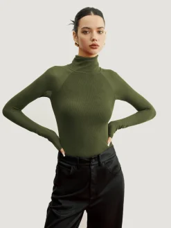 Outlet Sheer Sleeve Skinny Sweater Sweater Tops|Sweaters & Cardigans
