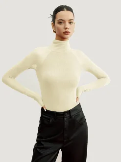 Outlet Sheer Sleeve Skinny Sweater Sweater Tops|Sweaters & Cardigans
