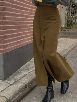 She's Effortless Slit Maxi Skirt Skirts|Bottoms