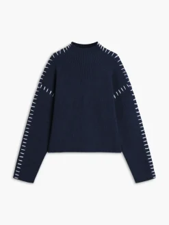 Discount Shift The Focus Oversized Mock Neck Sweater Sweater Tops|Sweaters & Cardigans