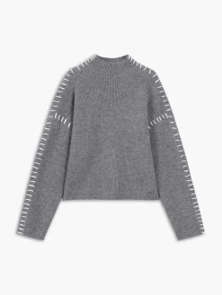 Discount Shift The Focus Oversized Mock Neck Sweater Sweater Tops|Sweaters & Cardigans