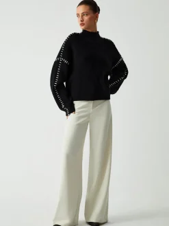 Discount Shift The Focus Oversized Mock Neck Sweater Sweater Tops|Sweaters & Cardigans