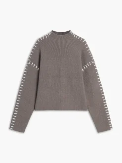Discount Shift The Focus Oversized Mock Neck Sweater Sweater Tops|Sweaters & Cardigans