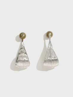 Hot Shining Leaf Hoop Earnings Earrings|Accessories