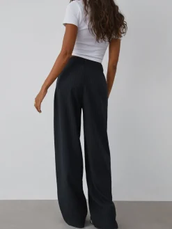 Hot Shock Value Pinstripe Wide Leg Dress Pants Wide Leg|Pants