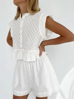 Best Short Sleeve Cotton Shorts Set Shorts Sets|Shorts