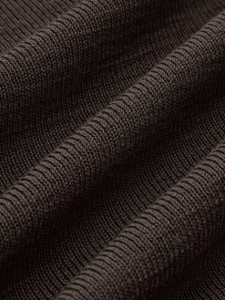 Online Side Pleated Slim Knit Top Sweater Tops|Sweaters & Cardigans