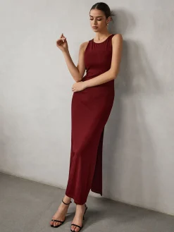 Hot Side Split Backless Long Dress Casual Dresses|Long Dresses