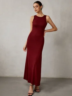 Hot Side Split Backless Long Dress Casual Dresses|Long Dresses