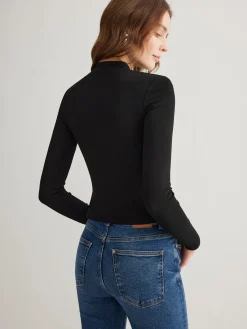 New Side Split Jersey Top T-shirts|Tops