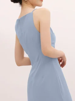 Best Silent Sea Boat Neck Midi Dress Summer Dresses|Midi Dresses